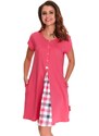 Doctor Nap Těhotenská noční košilka Lena pro kojení růžová