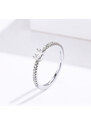 Linda's Jewelry Stříbrný prsten Camilla s oválným zirkonem Ag 925/1000 IPR082