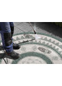 NORTHRUGS - Hanse Home koberce Kusový koberec Twin Supreme 103415 Jamaica green creme kruh – na ven i na doma - 140x140 (průměr) kruh cm