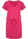 Loap (navržené v ČR, ušito v Asii) Dámské šaty Loap Blanka tmavě růžové
