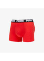 Boxerky Puma 2 Pack Basic Boxers Red/ Black