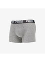 Boxerky Puma 2 Pack Basic Boxers Dark Gray/ Melange