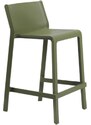 Nardi Zelená plastová barová židle Trill 65 cm