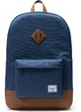 Herschel Heritage Navy/Tan Synthetic Leather 21,5L