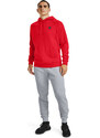 Pánská mikina Under Armour Rival Fleece Hoodie Red/ Onyx White