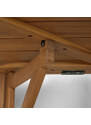Akátový balkonový stůl Kave Home Amarilis 40 x 42 cm