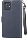 Knížkové pouzdro na iPhone 12 mini - Mercury, Detachable Diary Navy