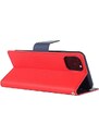 Pouzdro na iPhone 12 / 12 Pro - Mercury, Fancy Diary Red/Navy