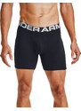 Boxerky Under Armour Charged Cotton 6In 3 Pack Black