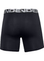 Boxerky Under Armour Charged Cotton 6In 3 Pack Black