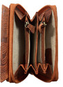 Roberto Dámská kožená peněženka s motivem oranžová 2819