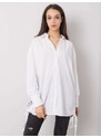 Fashionhunters Cordelia RUE PARIS bílá dámská košile