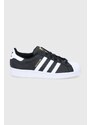 Sneakers boty adidas Originals Superstar černá barva, na plochém podpatku, FV3286