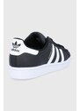 Sneakers boty adidas Originals Superstar černá barva, na plochém podpatku, FV3286