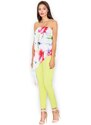 Figl Woman's Jumpsuit M500 Lime-Pattern 7