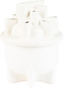 Malá bílá keramická váza ZUIVER BASSIN 28 cm