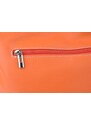 NovaKabelka.cz Kožená kabelka crossbody Ebe Arancio oranžová