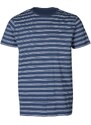 Brunotti Pánské tričko Tim-Twin-Stripe Modrá