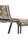Béžová pletená jídelní židle Kave Home Lambton