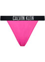 Calvin Klein dámský spodní fialový díl plavek HIGH RISE TANGA