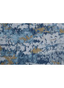 Moebel Living Modro šedý bavlněný koberec Charlize 240 x 160 cm