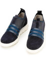 Dámské boty Wittchen, tmavě modrá, semišová useň