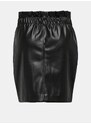 Černá dámská koženková mini sukně ONLY Maiya - Dámské
