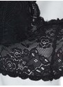 Černá krajková podprsenka ONLY Chloe - Dámské