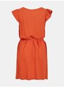 Oranžové šaty se zavazováním VILA Wandera - Dámské