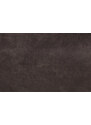 Hoorns Černá koženková rohová pohovka Bearny 305 cm, levá