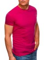 EDOTI Pánské základní tričko 970S - tmavě růžové