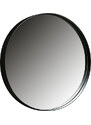 Hoorns Černé kovové zrcadlo Falco 80 cm