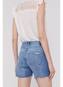 Kraťasy Pepe Jeans dámské, s aplikací, medium waist