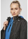 URBAN CLASSICS Ladies Oversized Shiny Crinkle Nylon Jacket - black