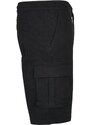 URBAN CLASSICS Drawstring Cargo Shorts - black