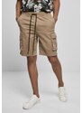 URBAN CLASSICS Drawstring Cargo Shorts - darksand