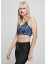 URBAN CLASSICS Ladies Tech Mesh Bra - digital duskviolet camo