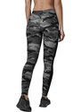 URBAN CLASSICS Ladies Camo Stripe Leggings - darkcamo/blk