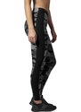 URBAN CLASSICS Ladies Camo Stripe Leggings - darkcamo/blk