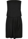 URBAN CLASSICS Ladies Viscose Short Bandeau Dress - black