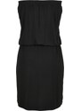 URBAN CLASSICS Ladies Viscose Short Bandeau Dress - black