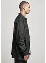 Košile Urban Classics Oversized Denim Shirt - black stone washed