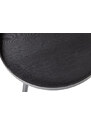 Hoorns Černý borovicový konferenční stolek Mireli 78 cm