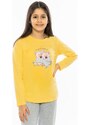 Vienetta Kids Dětské pyžamo dlouhé Méďové - žlutá