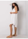 BASIC Bílé dámské šaty na ramínka -white Bílá