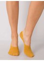 Fashionhunters Medové kotníkové ponožky