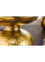 Moebel Living Zlatý kovový odkládací stolek Keira 36 cm