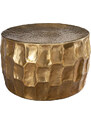 Moebel Living Zlatý kovový konferenční stolek Joakim 68 cm
