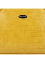 Dámská kabelka listonoška David Jones žlutá CM6065
