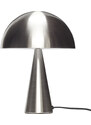 Stříbrná kovová stolní lampa Hübsch Mush 33 cm